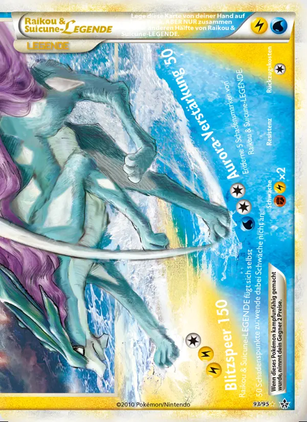 Image of the card Raikou & Suicune LEGENDE