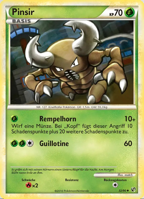 Image of the card Pinsir