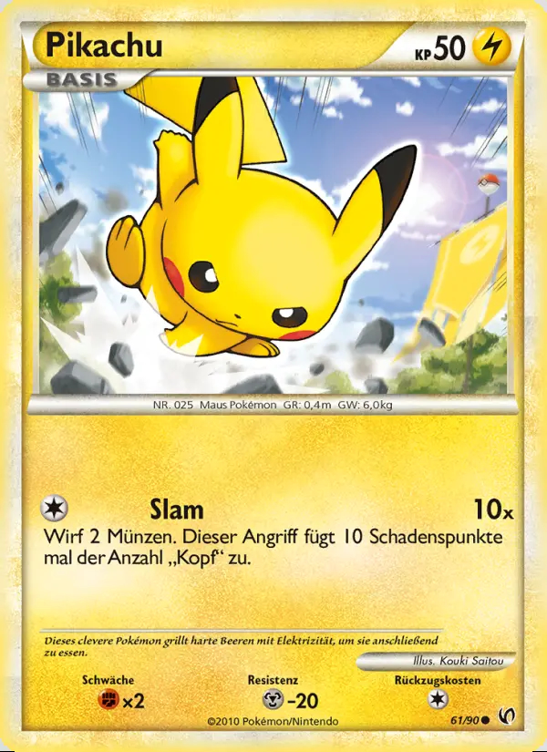 Image of the card Pikachu