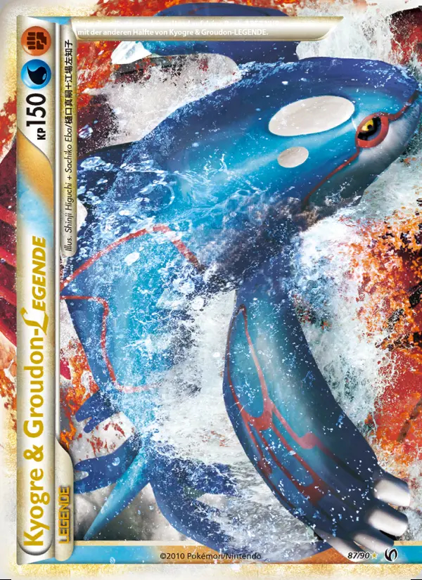 Image of the card Kyogre & Groudon LEGENDE