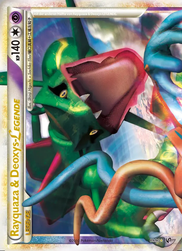 Image of the card Rayquaza & Deoxys LEGENDE