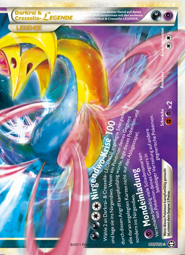 Image of the card Darkrai & Cresselia LEGENDE