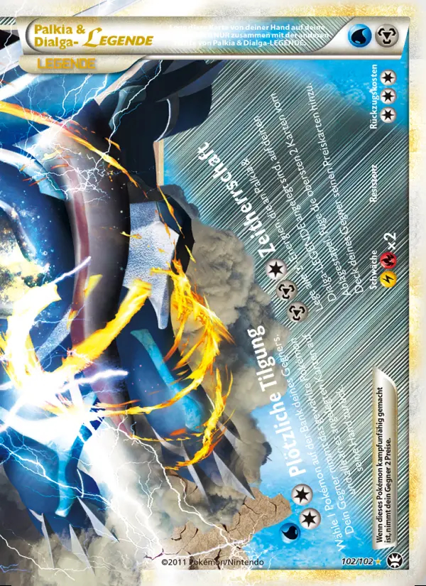 Image of the card Palkia & Dialga LEGENDE