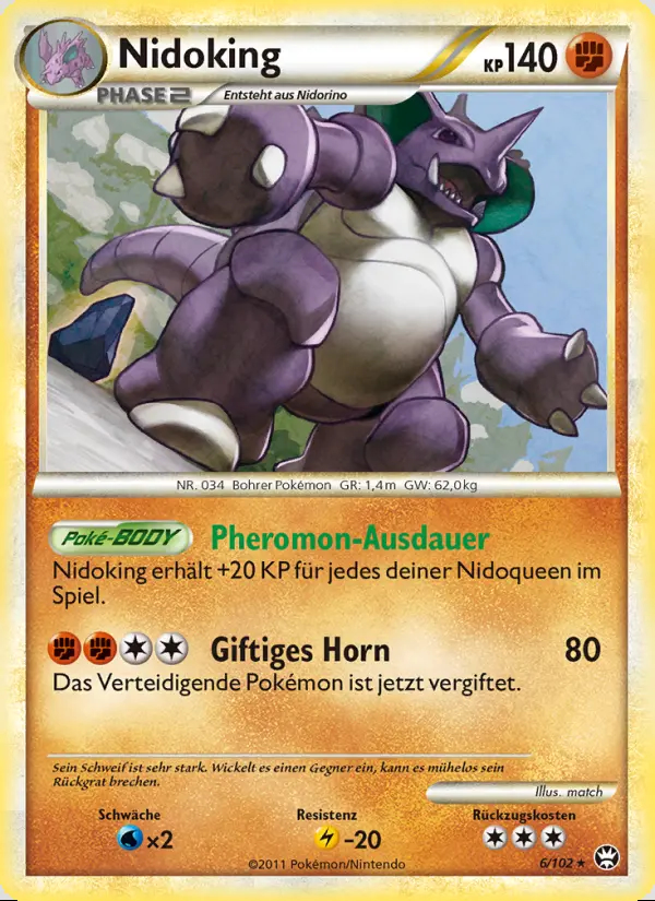 Image of the card Nidoking