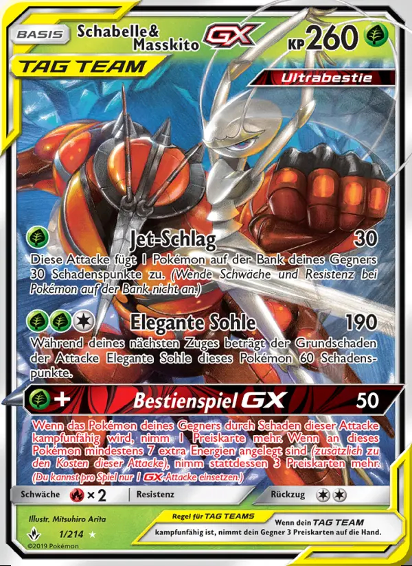 Image of the card Schabelle & Masskito GX