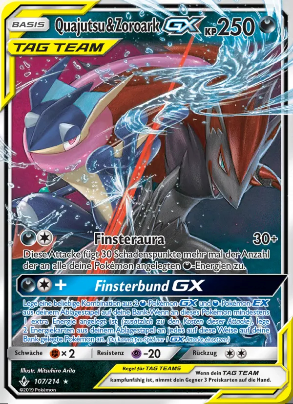 Image of the card Quajutsu & Zoroark GX