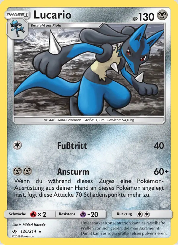 Image of the card Lucario