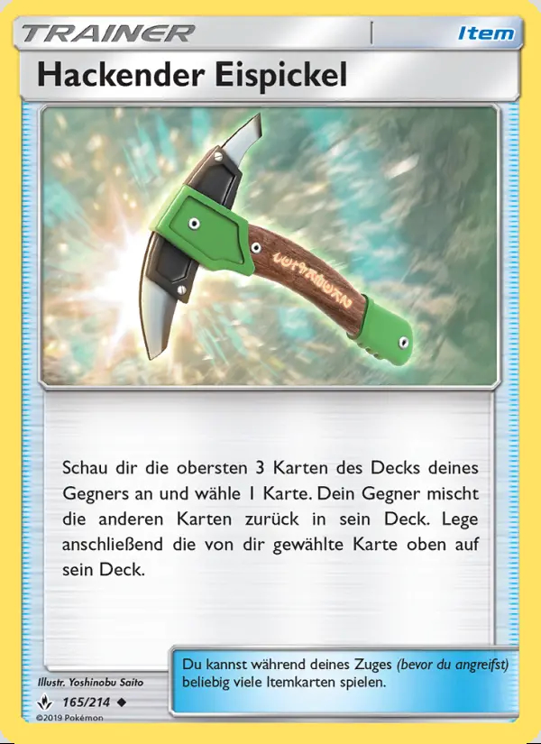 Image of the card Hackender Eispickel