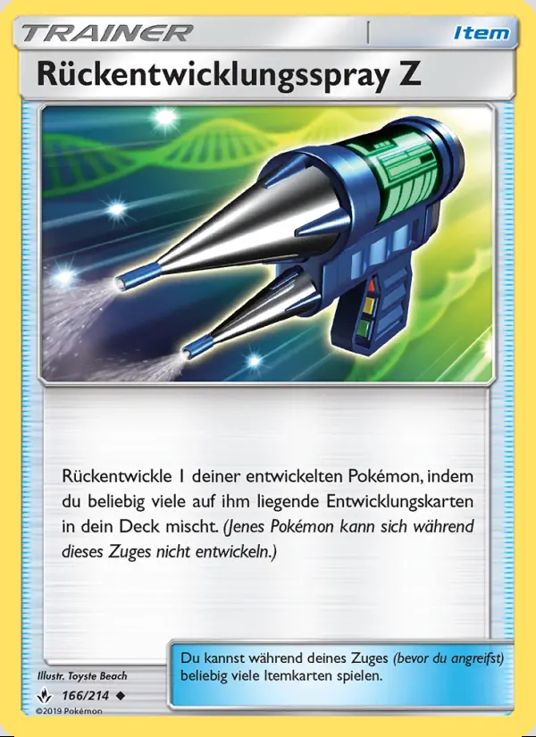 Image of the card Rückentwicklungsspray Z