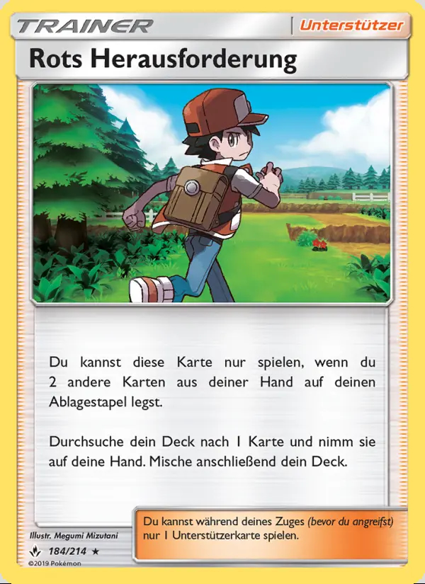 Image of the card Rots Herausforderung