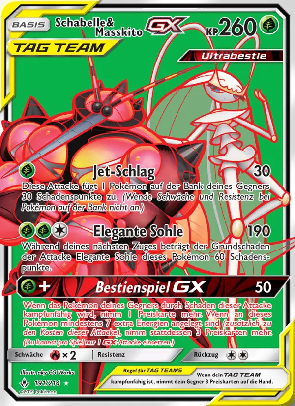 Image of the card Schabelle & Masskito GX