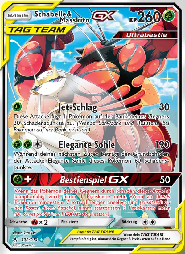 Image of the card Schabelle & Masskito GX