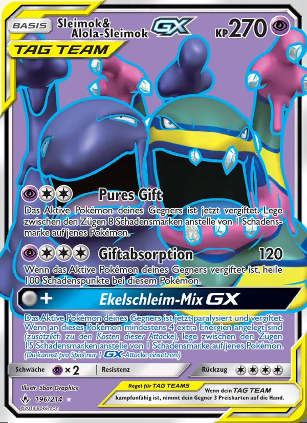 Image of the card Sleimok & Alola-Sleimok GX