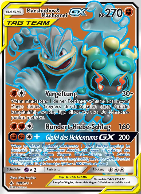 Image of the card Marshadow & Machomei GX