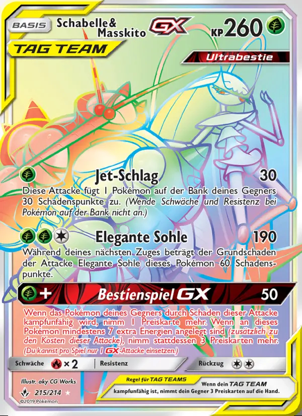 Image of the card Schabelle & Masskito GX