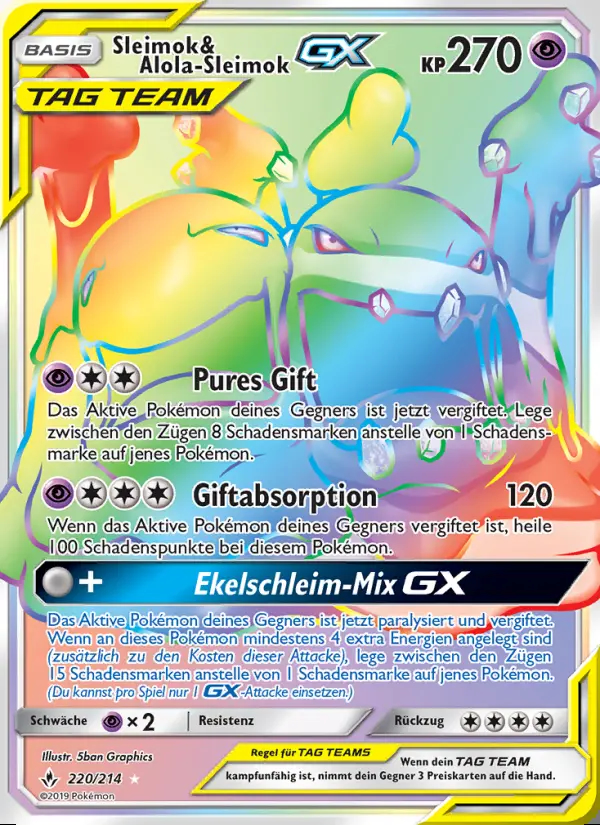 Image of the card Sleimok & Alola-Sleimok GX