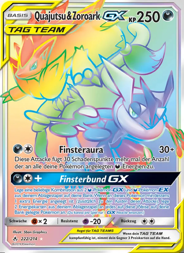 Image of the card Quajutsu & Zoroark GX