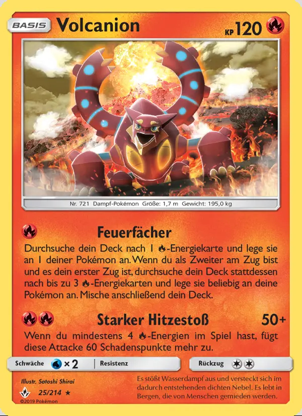 Image of the card Volcanion