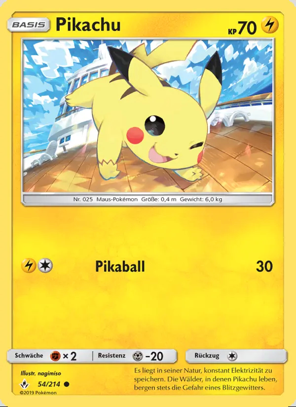 Image of the card Pikachu