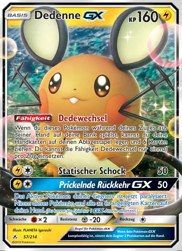 Image of the card Dedenne GX