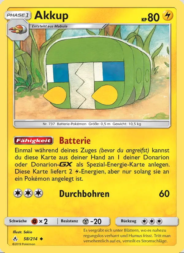 Image of the card Akkup