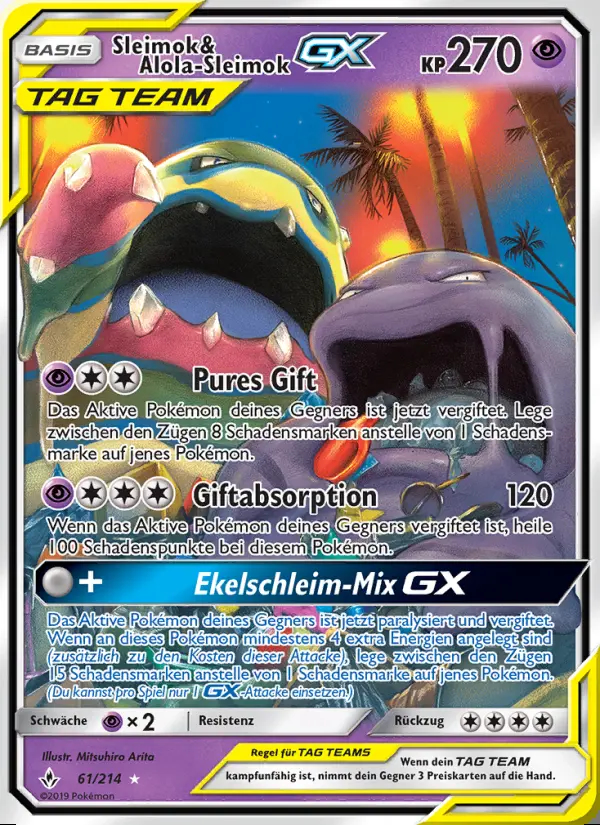 Image of the card Sleimok & Alola-Sleimok GX