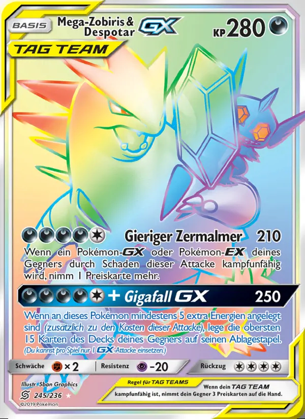 Image of the card Mega-Zobiris & Despotar GX