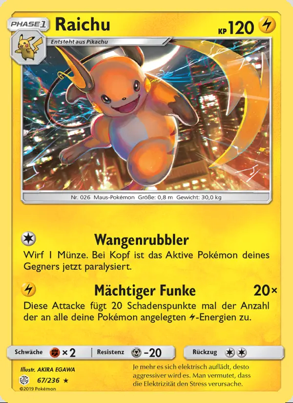 Image of the card Raichu