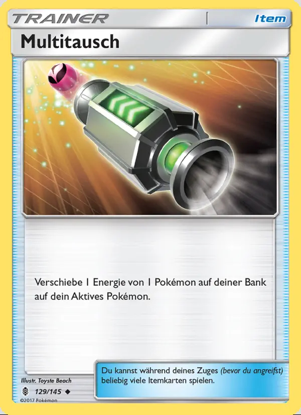 Image of the card Multitausch