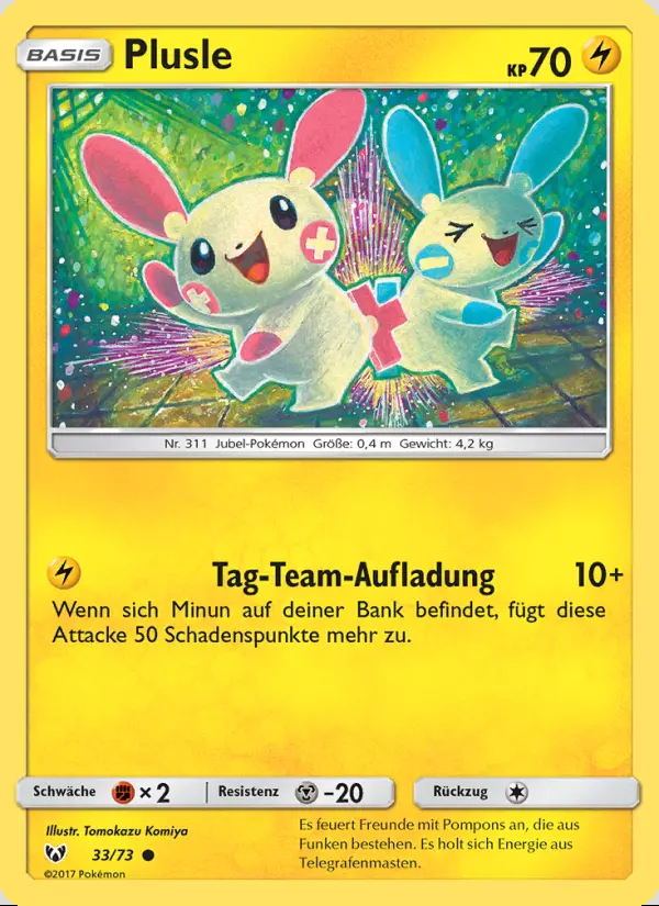 Image of the card Plusle