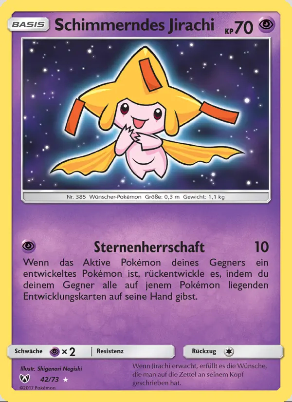 Image of the card Schimmerndes Jirachi