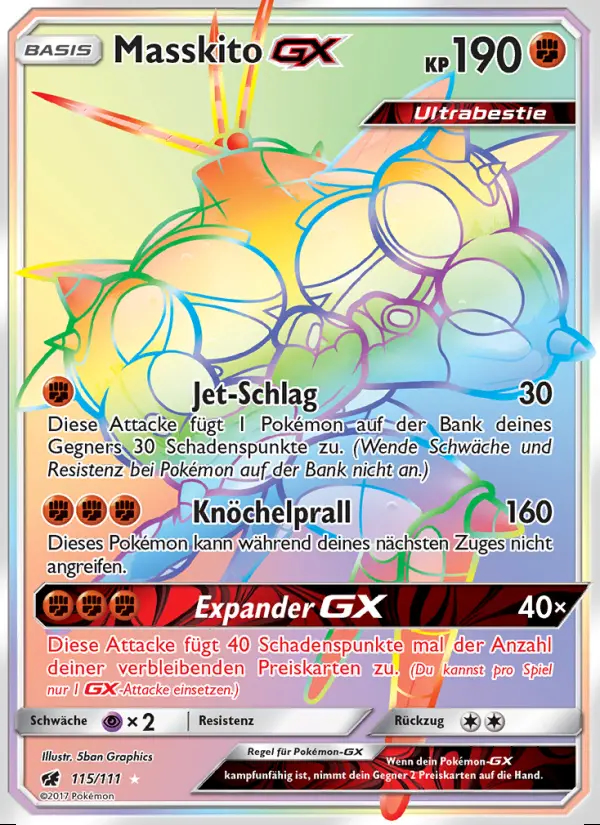 Image of the card Masskito GX