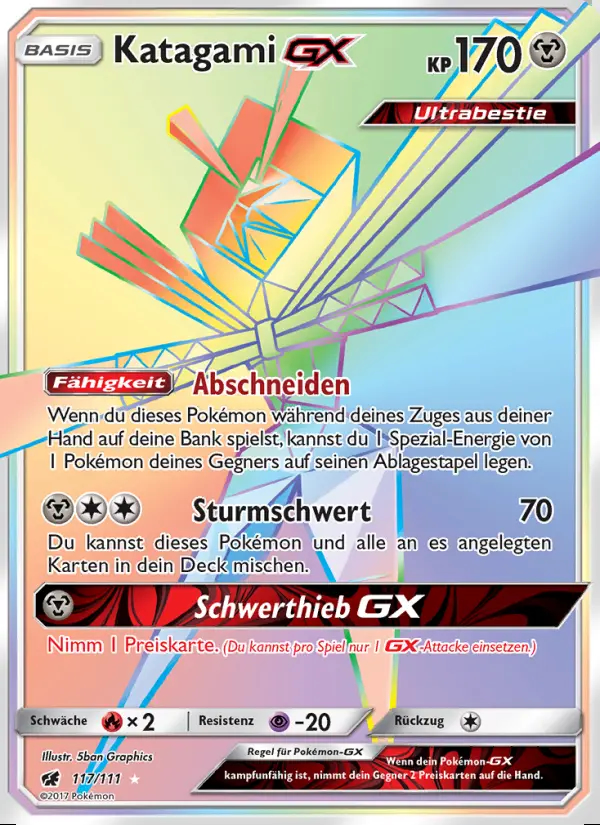 Image of the card Katagami GX