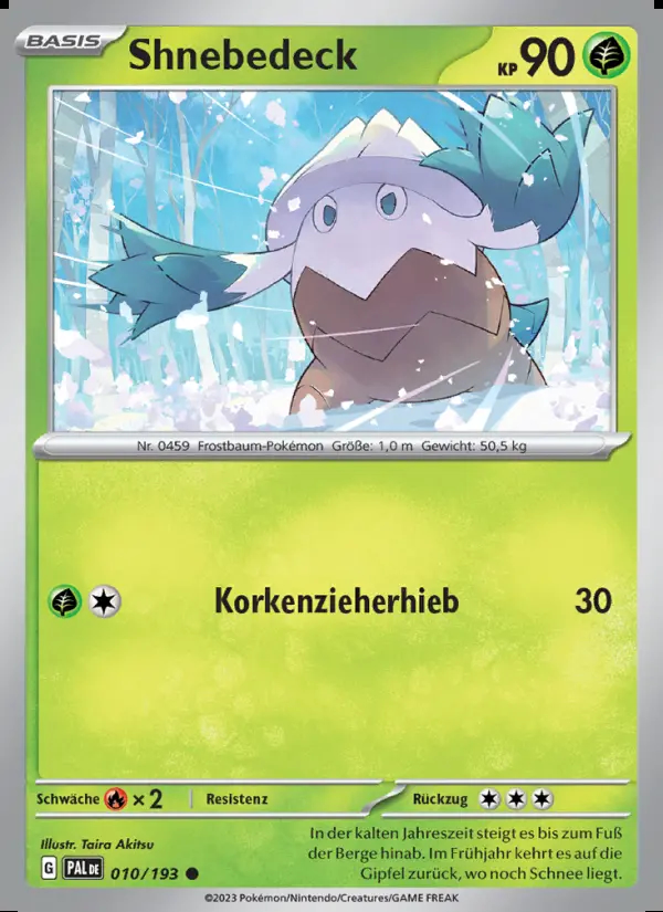 Image of the card Shnebedeck