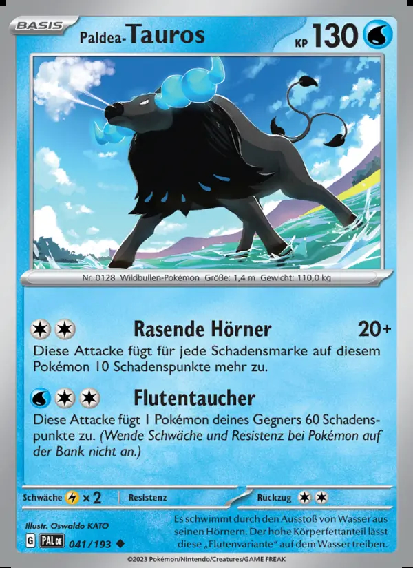 Image of the card Paldea-Tauros