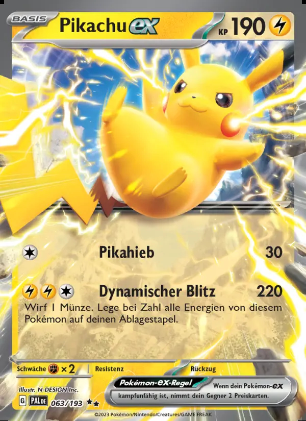 Image of the card Pikachu-ex