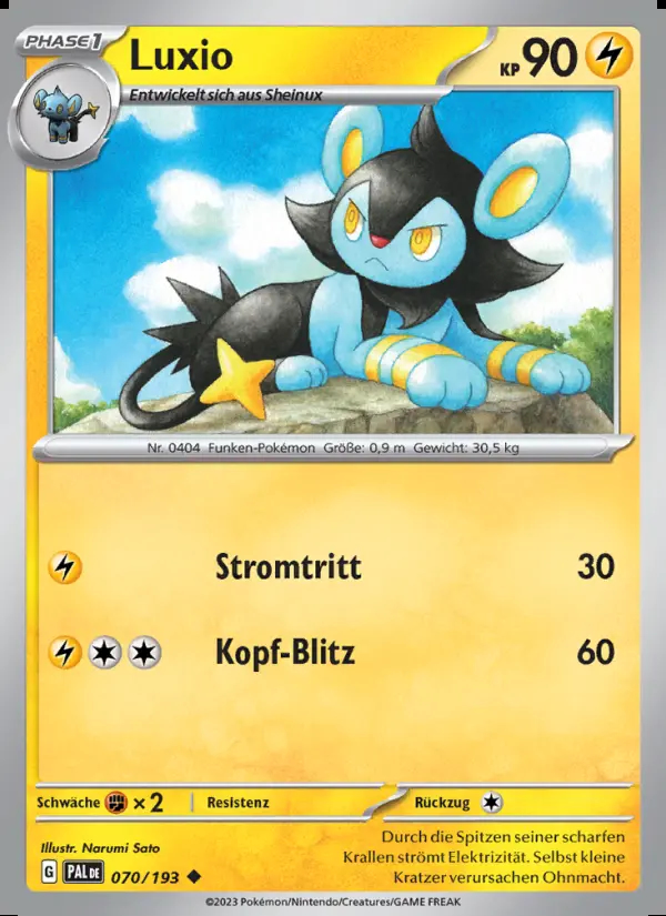 Image of the card Luxio