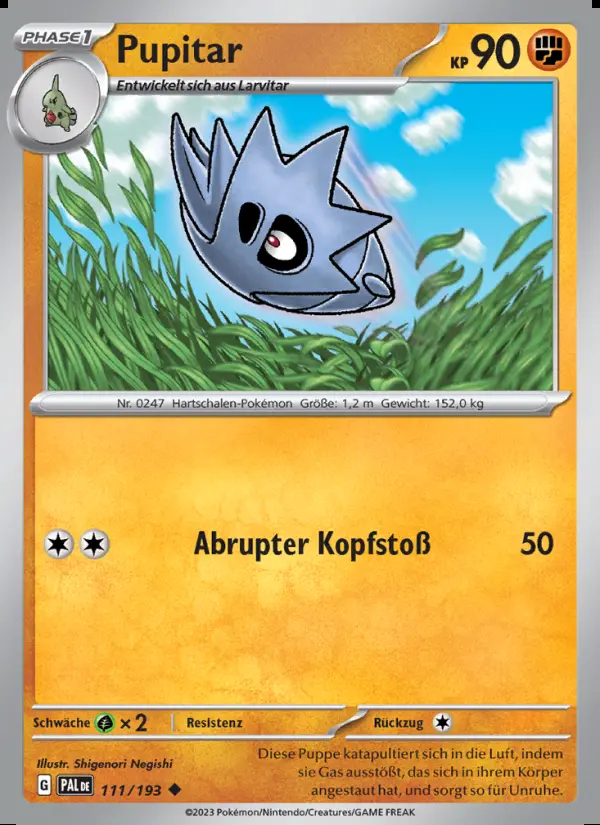 Image of the card Pupitar