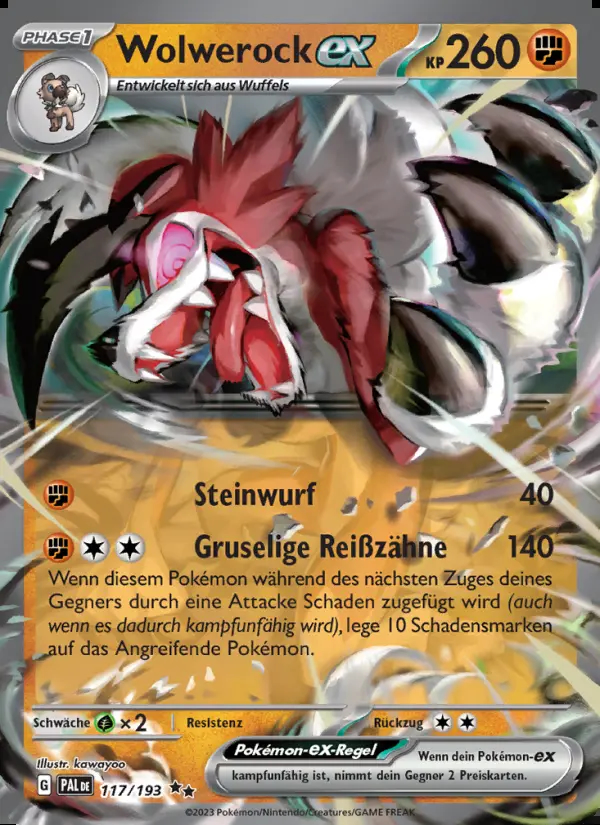 Image of the card Wolwerock-ex