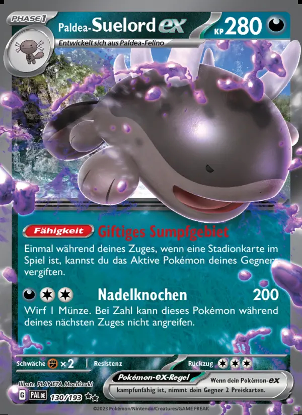 Image of the card Paldea-Suelord-ex