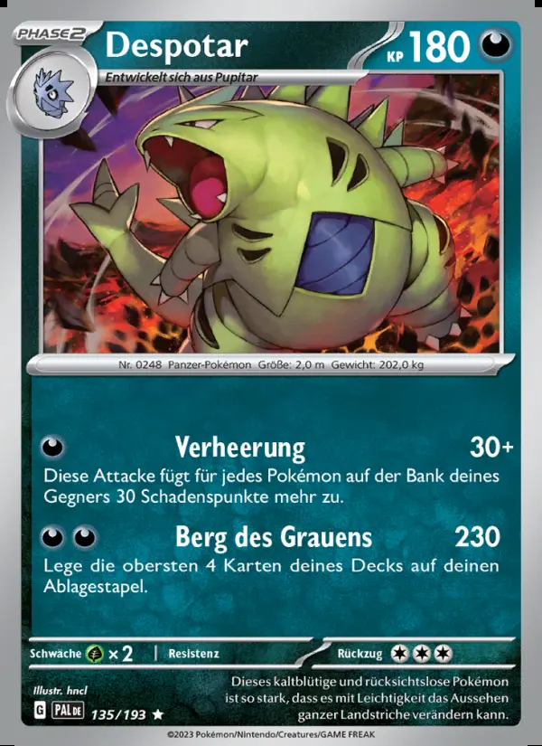 Image of the card Despotar