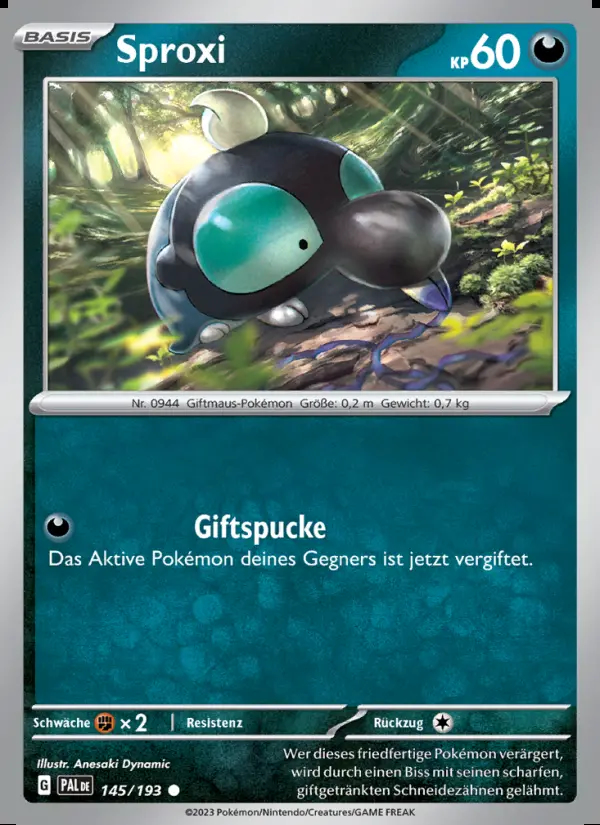 Image of the card Sproxi