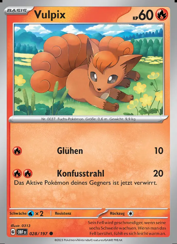 Image of the card Vulpix