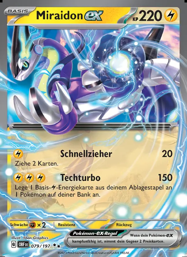 Image of the card Miraidon-ex