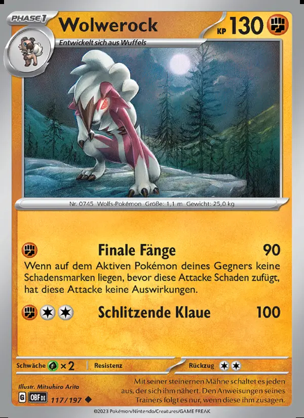 Image of the card Wolwerock