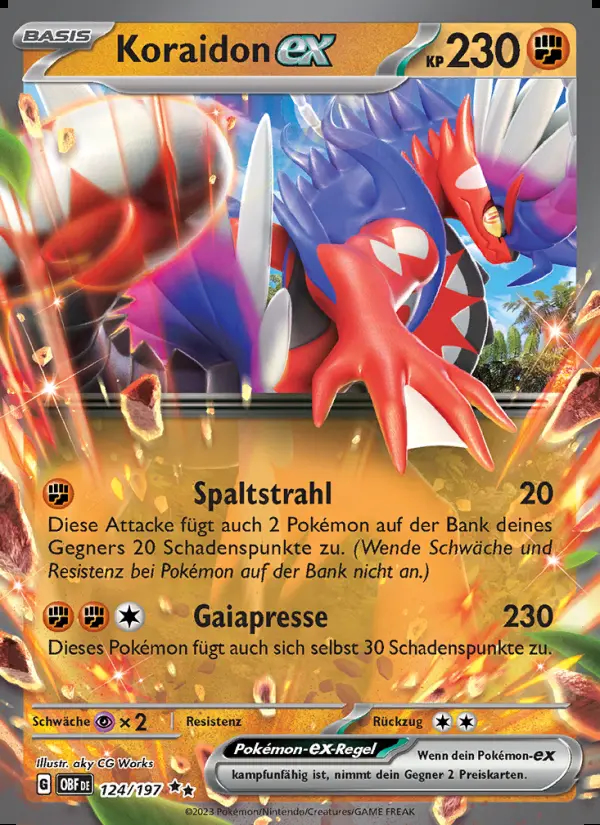 Image of the card Koraidon-ex