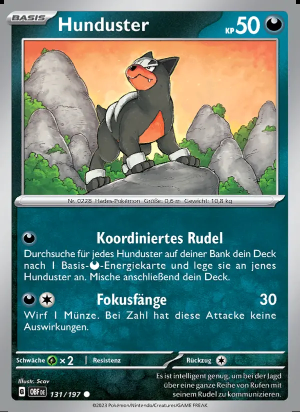 Image of the card Hunduster