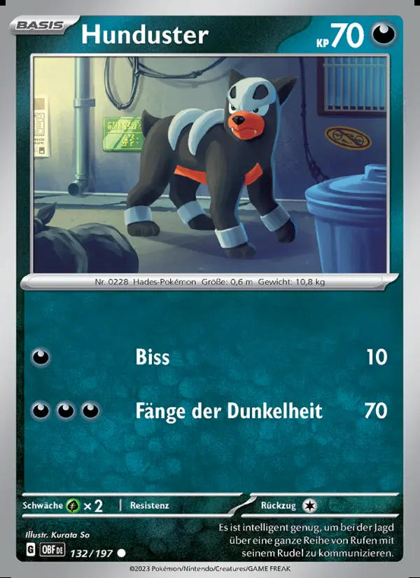 Image of the card Hunduster