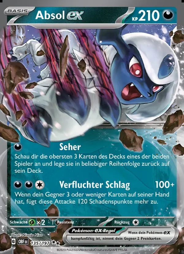 Image of the card Absol-ex