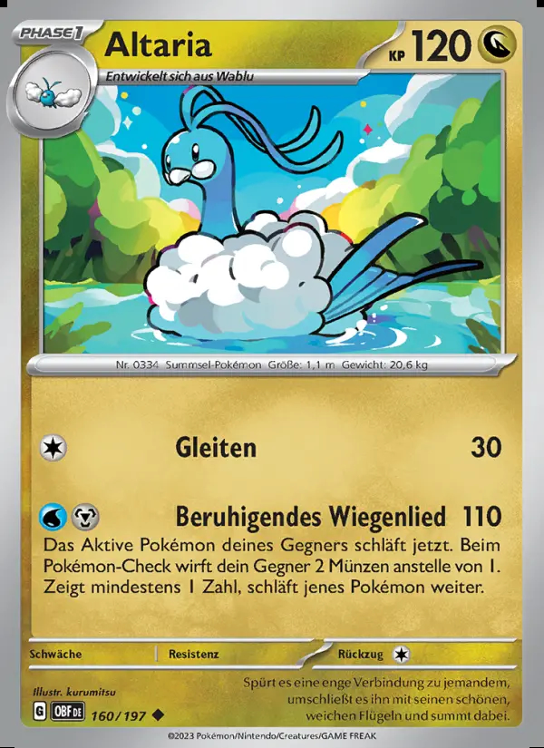 Image of the card Altaria